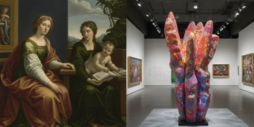 Traditional versus contemporary art investment comparison in 2025