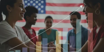 Diverse community members in a mental health support group, symbolizing increased federal funding for local services.