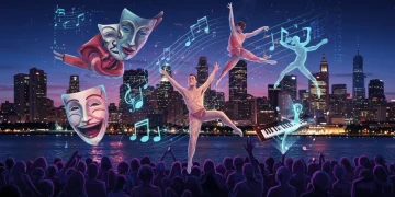 Futuristic performing arts landscape in US with digital integration