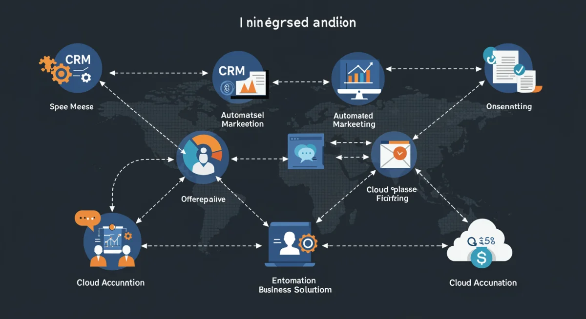 Integrated technology solutions streamlining local business operations.