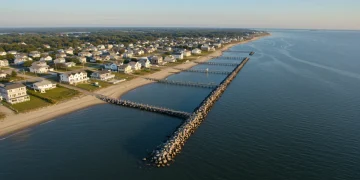 Resilient coastal community with sustainable infrastructure
